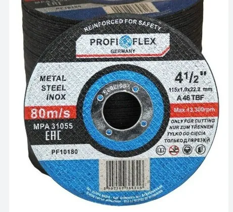 Tarcza do cięcia metalu 115 x 1,0 x 22,2mm profi