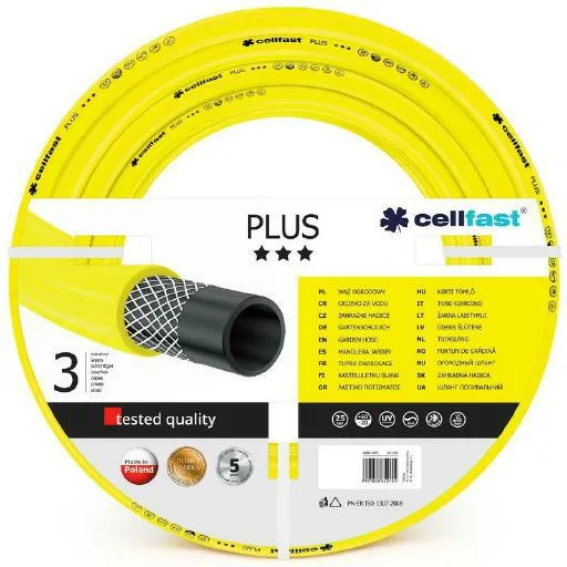 Cellfast Plus - Manguera de jardín (1", 30 m), Color Azul