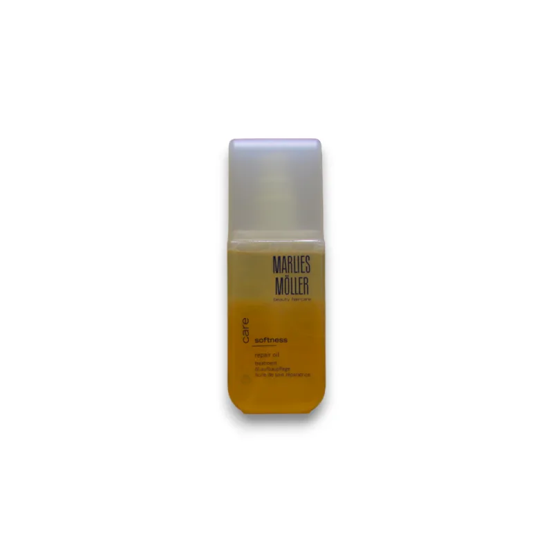 Aceite reparador Marlies Möller Softness Repair Oil Treatment, cuidado capilar nutritivo y reparador, spray 150 ml, para salud y bienestar del cabello