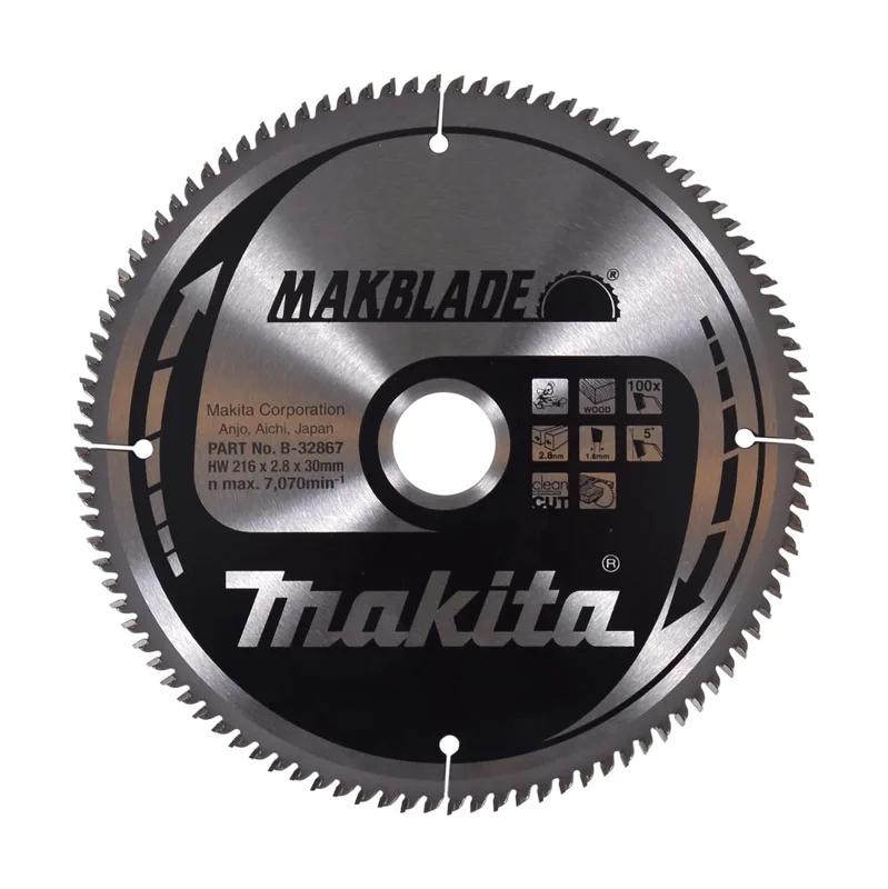 Makita B-32867 - Makblade hoja de sierra 216 x 30 mm, 100 para,