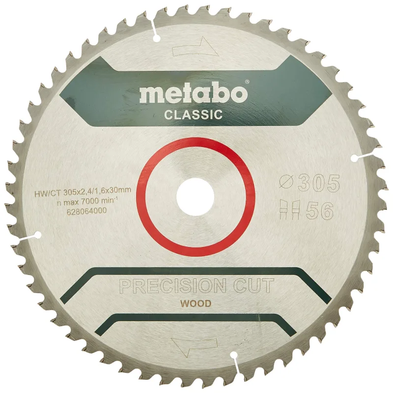 Metabo Sierra circular hw/CT 305 x 30, 56 WZ 5 grados neg, 628064000