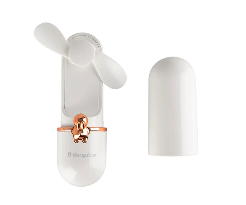 Orbegozo Ventilador de mano HF 2500, 2 velocidades, 1200 mAh.