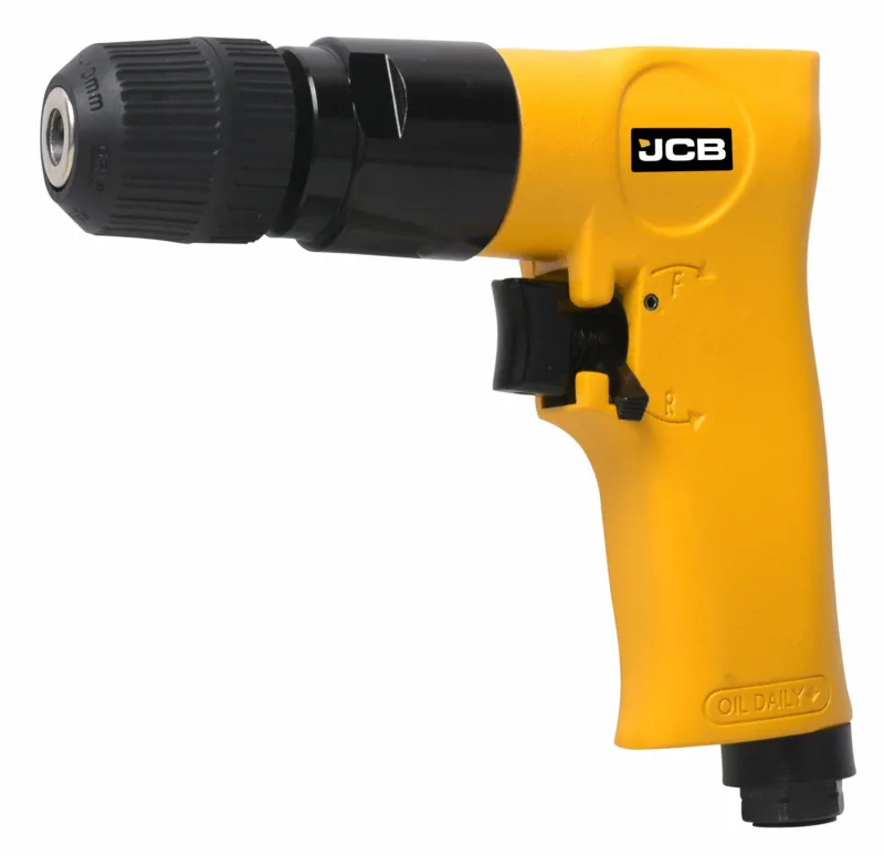 Taladro Neumático JCB-RP7810 10 mm, perforación rápida y precisa, velocidad 1800 rpm, mandril sin llave, diseño ergonómico, bajo consumo de aire, compatible con compresores.