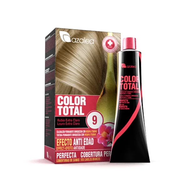 ALEA - Tinte Pelo Mujer - Color Total - Nº 9 - Color Rubio Extra Claro - Coloración Permanente en Crema - Aceite Argán y Tsubaki - Cobertura Total de Canas - Aclara 3 Tonos en Cabellos Naturales