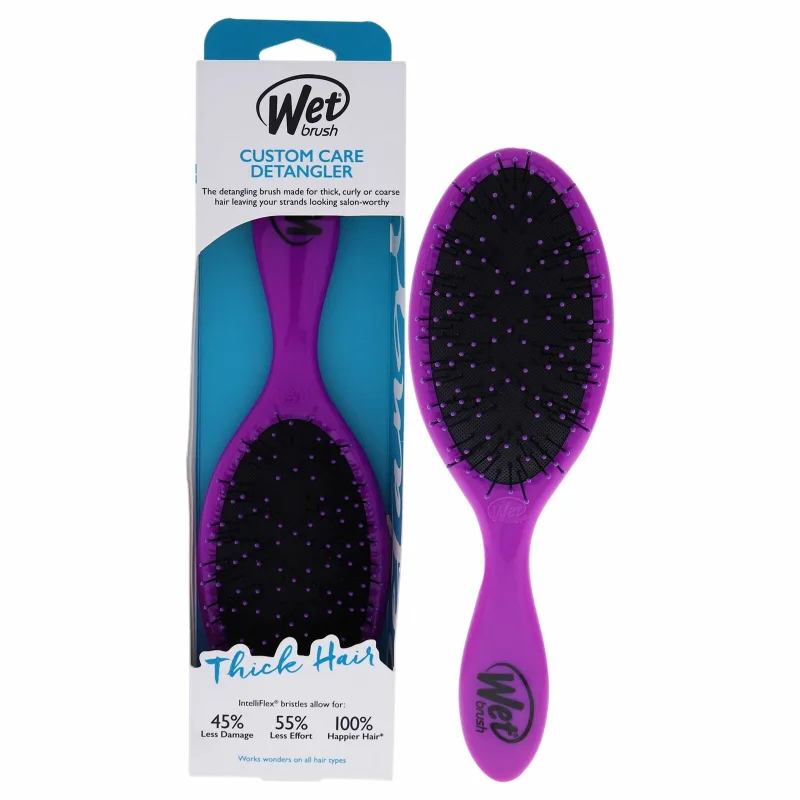 Wet Brush Cepillo desenredante original para cabello grueso, morado por For Unisex - 1 cepillo para el cabello