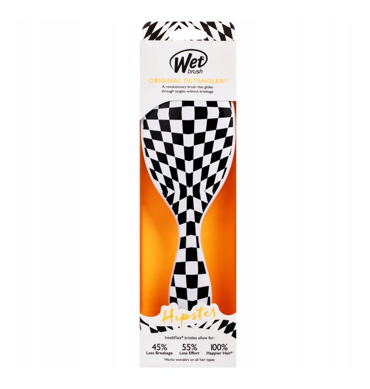 Wet Brush Cepillo desenredante original - Hipster Checkers por For Unisex - 1 cepillo de pelo