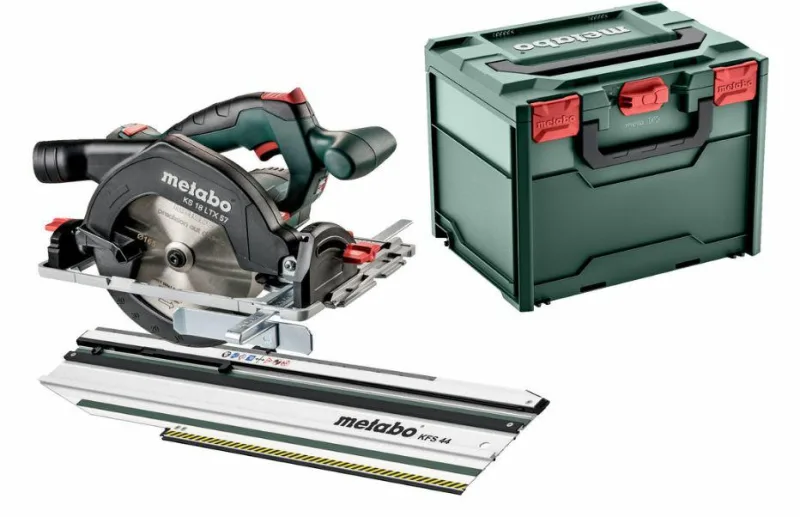 Metabo KS 66 FS 691196000 - Set de sierra circular de mano (cartón, con riel de tapa KFS 44)