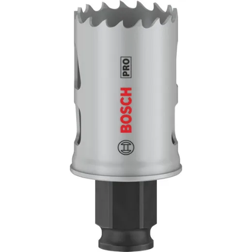 Bosch 1x Sierra de corona PRO Multi Material Power Change Plus (para Madera blanda, Cartón-yeso, Ø 32 mm, Professional Accesorios Taladro)