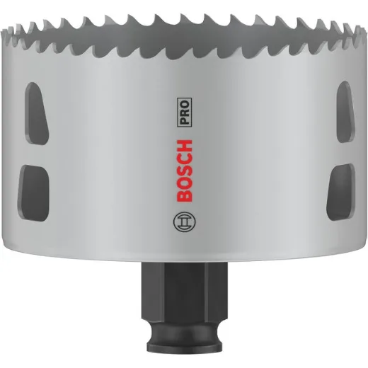 Bosch 1x Sierra de corona PRO Multi Material Power Change Plus (para Madera blanda, Cartón-yeso, Ø 83 mm, Professional Accesorios Taladro)