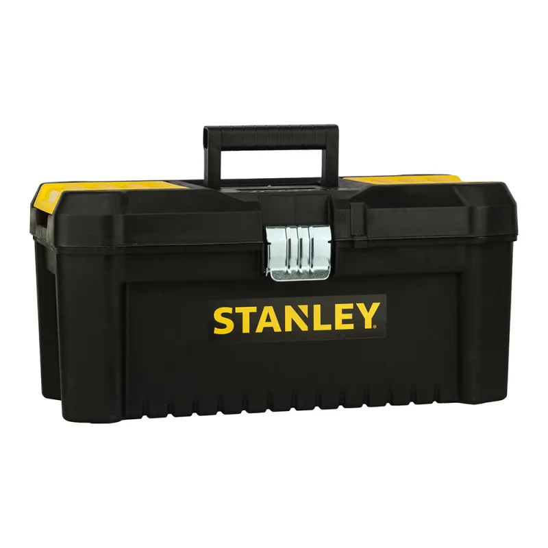 Stanley STST1-75518 pieza pequeña y caja de herramientas Metal, Plástico Negro, Amarillo