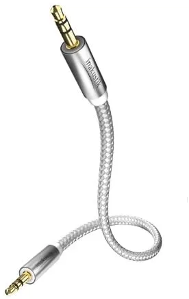 In-akustik Premium II - Cable de audio (clavija de 3,5 mm a clavija de 3,5 mm, 1,5 m), color blanco