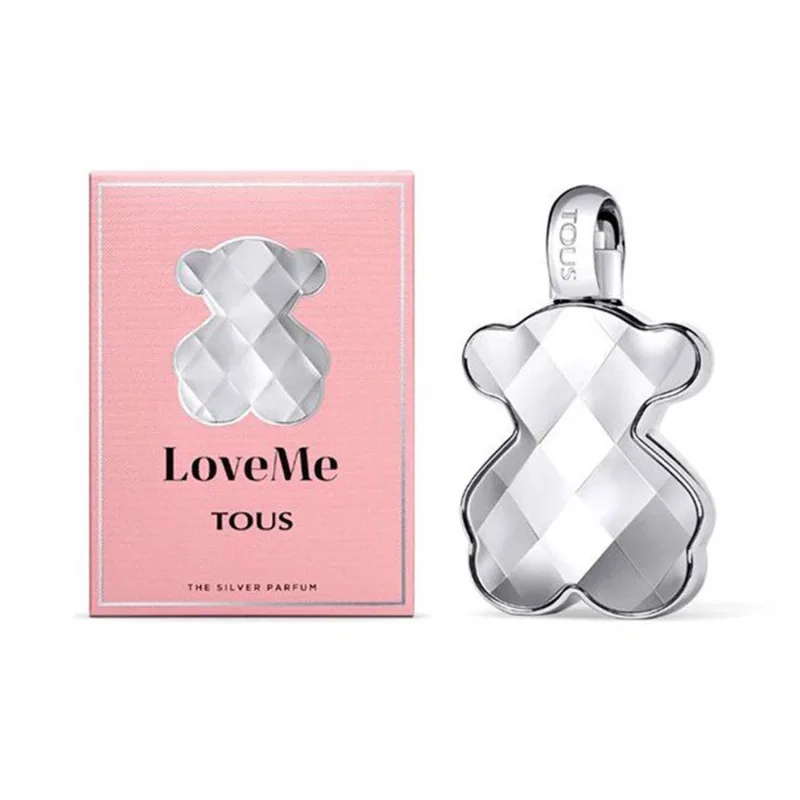 Tous LoveMe The Silver, Eau de Parfum para Mujer, Fragancia Floral Afrutada, 50ml con Vaporizador