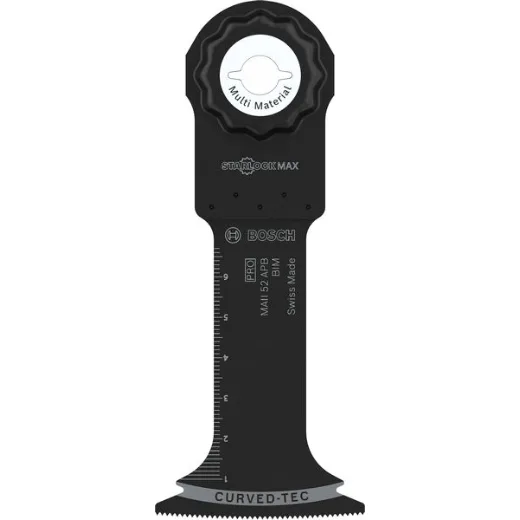 Bosch 1 x Pro Multi Material MAII 52 APB Hoja para Herramientas Multifunción (para madera con clavos, sándwich de metal, ancho 52 mm, accesorio profesional)