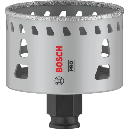 Bosch 1 sierra perforadora Pro Tile Power Change Plus (para azulejos duros, azulejos blandos, 65 mm de diámetro, accesorio profesional)