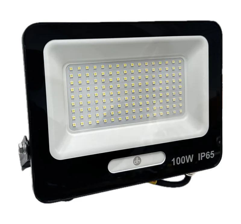 Foco Led 100w 6500k Negro 11700lm Ip65 253x242x40 81.784/100/n/dia