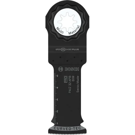 Bosch 1 x Pro Multi Material PAIZ 32 APB Hoja para Herramientas Multifunción (para madera con clavos, sándwich de metal, ancho 32 mm, accesorio profesional)