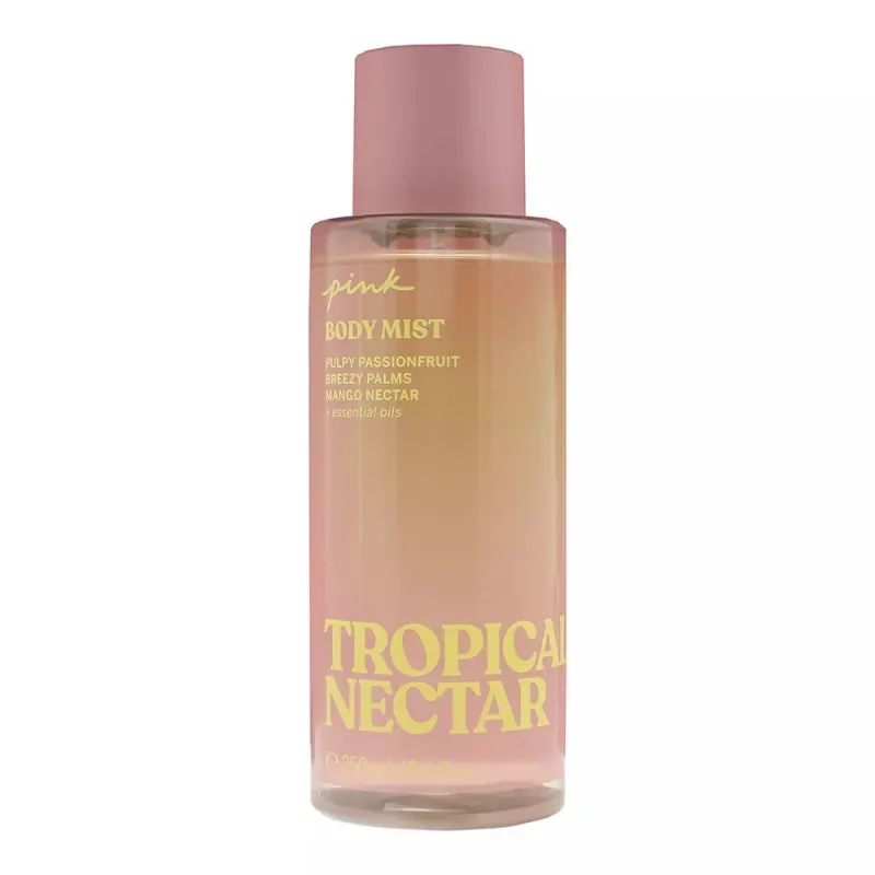 Bruma corporal Victoria's Secret Tropical Nectar aroma tropical dulce y fresco textura ligera para perfumar y refrescar la piel uso diario 250 ml