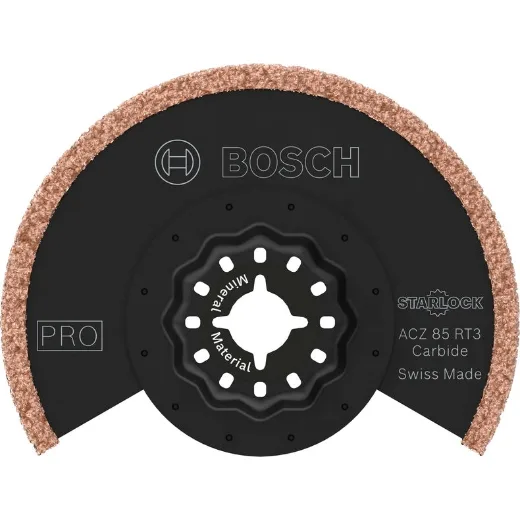 Bosch 10 hojas multimaterial ACZ 85 RT3 para herramientas multifunción (para mortero, hormigón celular, diámetro de 85 mm, herramienta multifunción)