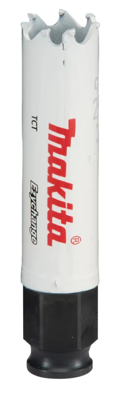 Sierra de corona Makita E-06644 Ezychange, 20 mm, ideal para perforaciones precisas en madera, metal y plástico, alta durabilidad, fácil de cambiar, perfecto para trabajos profesionales y domésticos