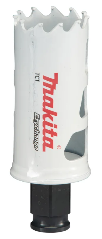 Sierra de corona Makita E-06672, ideal para perforaciones precisas en madera, metal y plástico, alta durabilidad, excelente rendimiento y facilidad de uso