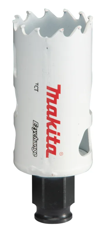 Sierra de corona Makita E-06688, ideal para perforaciones precisas en madera, metal y plástico, alta durabilidad, excelente rendimiento y fácil uso en trabajos profesionales y domésticos