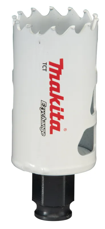 Sierra de corona Makita E-06694, ideal para perforaciones precisas en madera, metal y plástico, alta durabilidad, rendimiento excepcional, fácil de usar para trabajos profesionales y domésticos