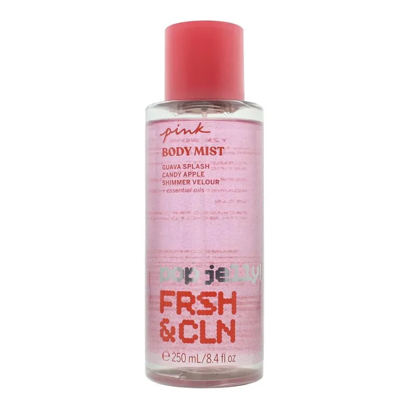 Victoria's Secret Pop Jelly Fresh & Clean Mist Spray - Bruma corporal refrescante y ligera, aroma fresco, 250 ml
