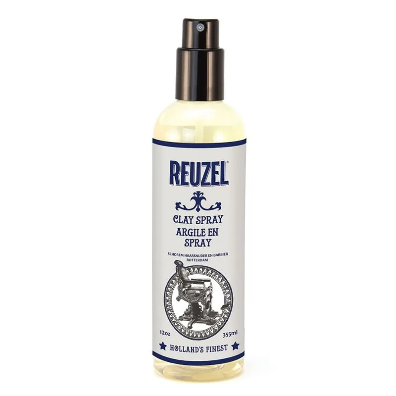 Reuzel Clay Spray 355 ml - Spray para el Pelo Unisex | Fijación Natural y Texturizante para Todo Tipo de Cabello | Modelo UNI-0850004313893 | EAN 850004313893