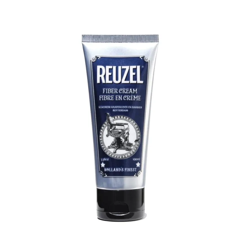 Reuzel UNI-0850004313886 Fiber Cream Crema Capilar 100 ml, fijación flexible, textura y definición para todo tipo de cabello