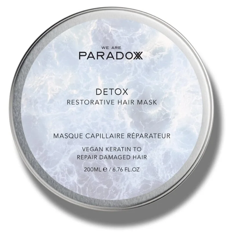 WE ARE PARADOXX Detox Restorative mascarilla para el cabello de 200 ml, con provitamina B-5 para bloquear la humedad y aumentar el brillo