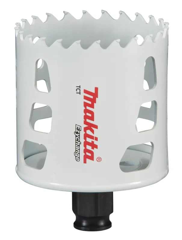 Makita E-06769 Ezychange Sierra de Corona 67 mm, 1 pieza, diseño Ezychange, ideal para madera, plástico y metal, cortes rápidos y precisos, compatible con herramientas eléctricas estándar.