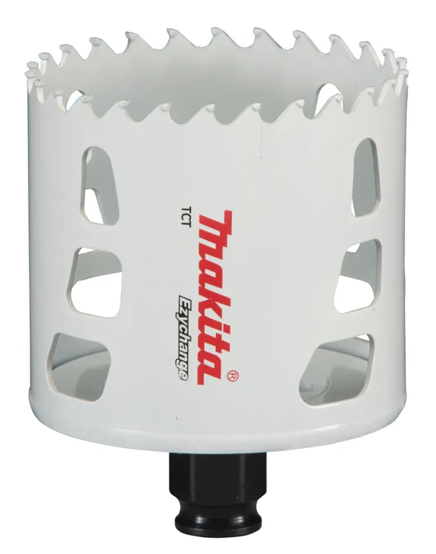 Sierra de Corona Makita E-06797, Ideal para Perforaciones en Madera, Metal y Plástico, Diseño Robusto y Duradero, 1 Pieza