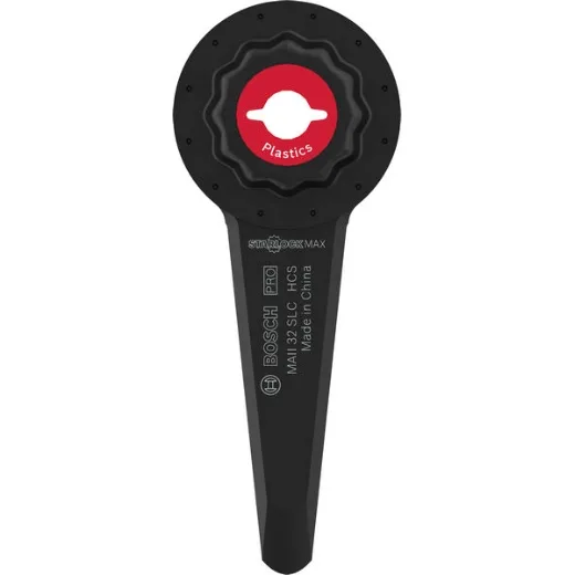 Bosch 10 hojas multimaterial MAII 32 SLC para herramientas multifunción (para silicona, goma, ancho 32 mm, accesorio profesional)