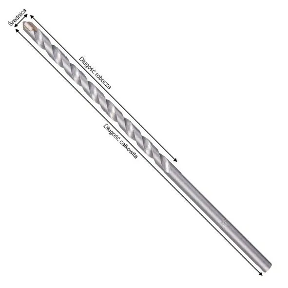 Makita D-05387, broca de widia para mampostería y piedra 16 x 150 mm, 1 pieza, alta durabilidad y rendimiento