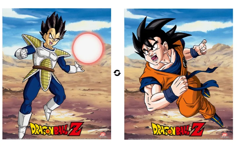 Pyramid International DRAGON BALL Z - POSTER 3D RIVALRY OF POWER