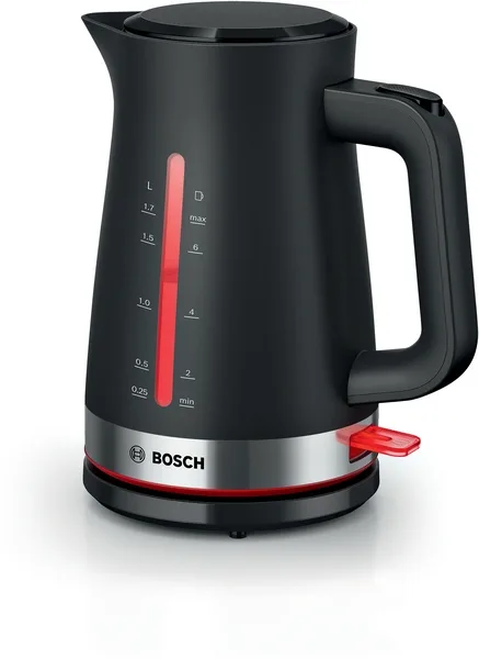 Bosch TWK4M223 tetera eléctrica 1,7 L 2400 W Negro