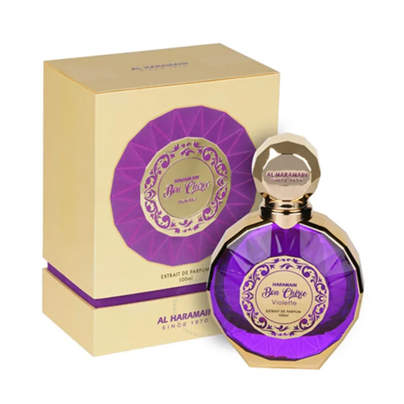 Al Haramain Bon Cherie Violette Extrait de Parfum - Spray para mujer, 100 ml