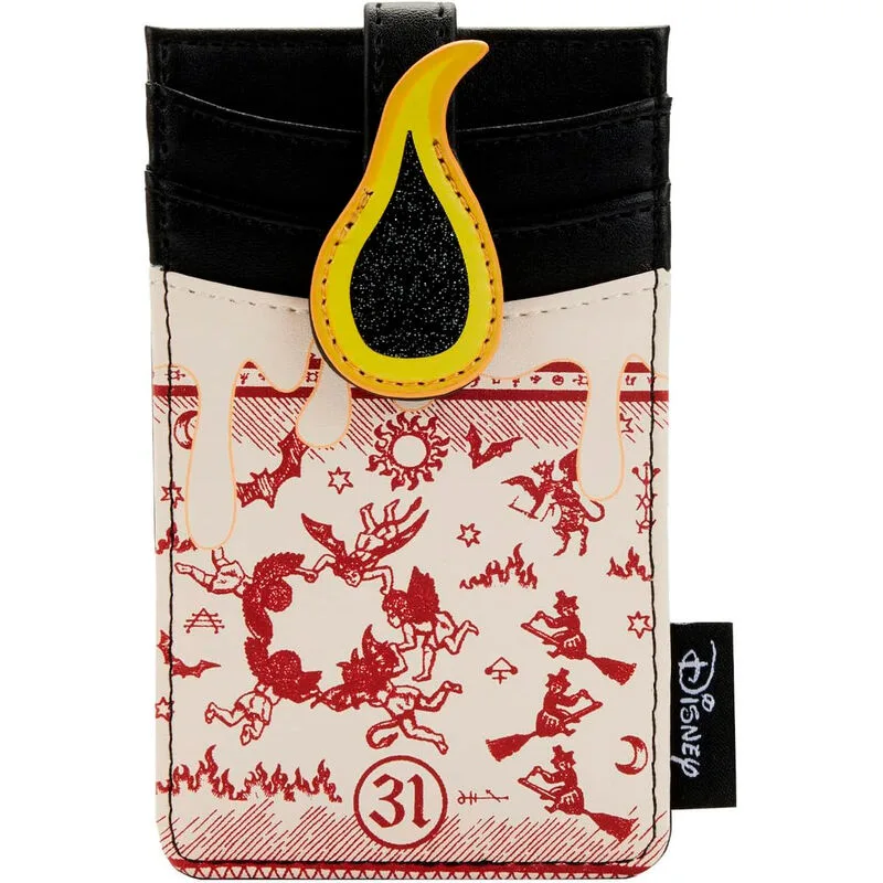 Loungefly Portatarjetas Hocus Pocus Black Flame Glow