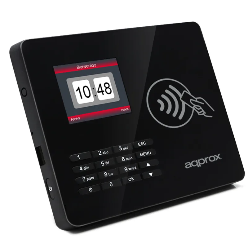 Lecor biometrico approx para control de presencia por pin o tarjeta rfid tft 2.4- appattendance02nf