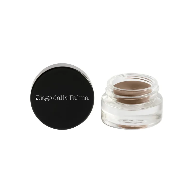 Diego Dalla Palma, Cream Eyebrow Liner Gel para cejas, 02, color más oscuro, fórmula cremosa, 4 ml, definición perfecta y larga duración