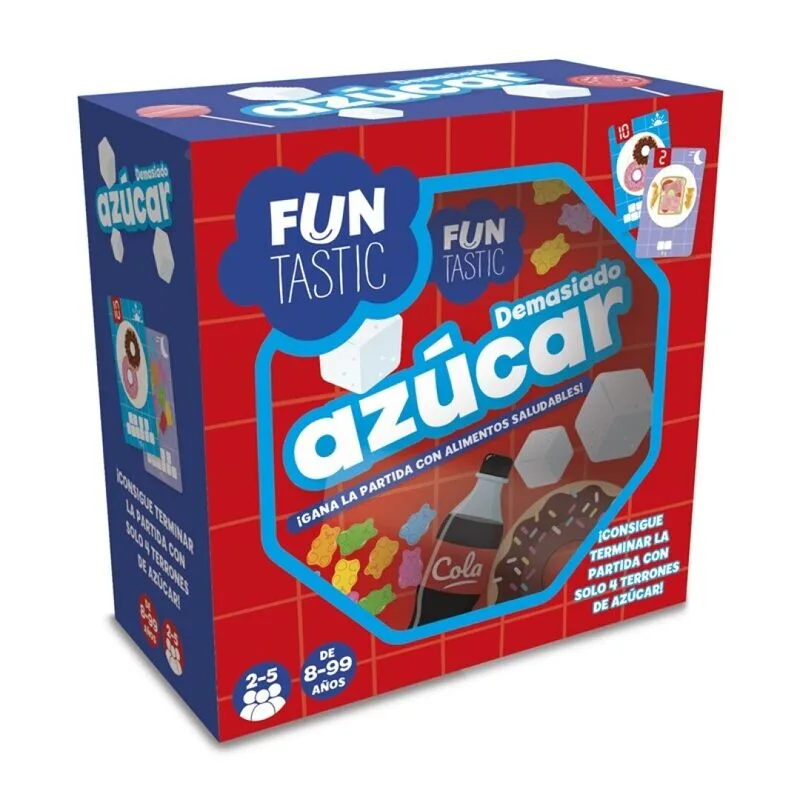 IMAGILAND Funtastic Demasiado Azúcar, Juego de Cartas, 2-5 Jugadores, 8-9 Años