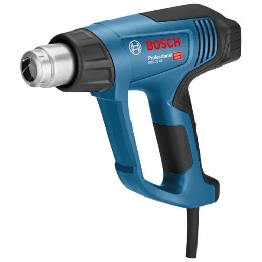 Bosch Professional pistola de aire caliente GHG 23-66 (hasta 650 °C, 4 programas personalizados, con boquillas, set de tubos termorretráctiles, L-BOXX)