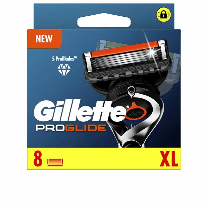 Gillette ProGlide Cuchillas de Afeitar Hombre, Paquete de 8 Cuchillas de Recambio (el embalaje puede variar)