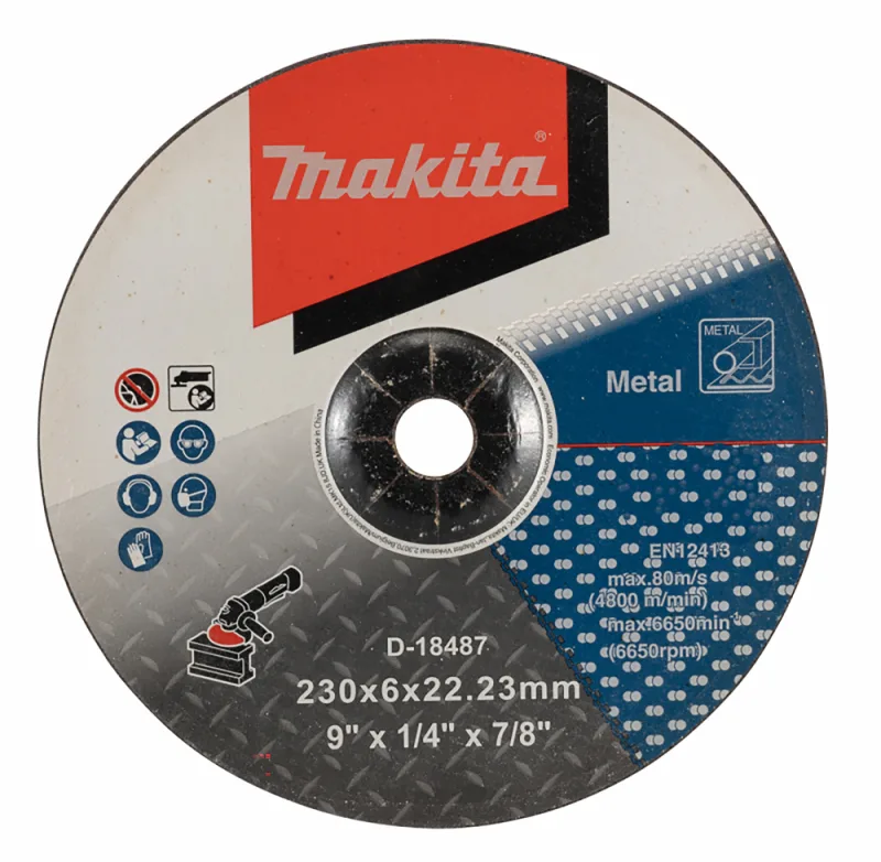 Makita D-18487 - Disco para metal Makita 230 x 6 mm A24R