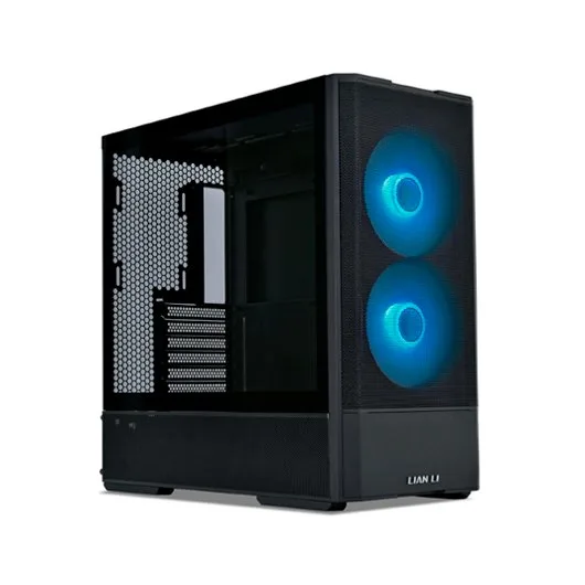 Lian Li Lancool 207 Mid-Tower Case | Premium ATX/mATX Gaming PC Case | Vidrio Templado | Carcasa Negra de Flujo de Aire óptimo