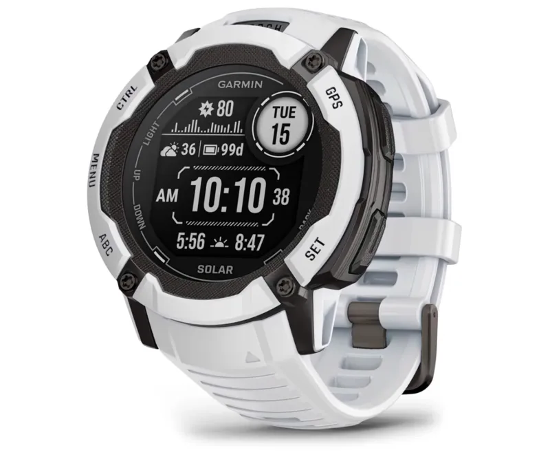 Garmin Instinct 2X Solar 2,79 cm (1.1") MIP 50 mm Digital 176 x 176 Pixeles Pantalla táctil Blanco GPS (satélite)