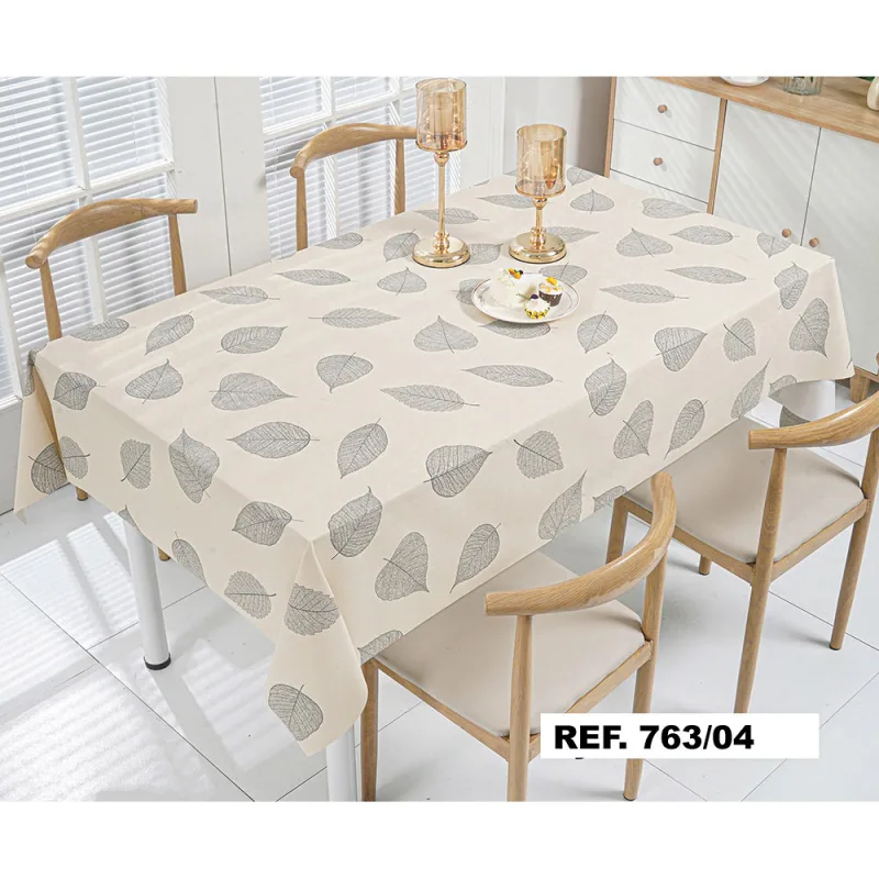 Mantel en Rollo Productos Gol Hoja Silver 140 cm x 20 m - Marca: Productos Gol - EAN: 8421498763048