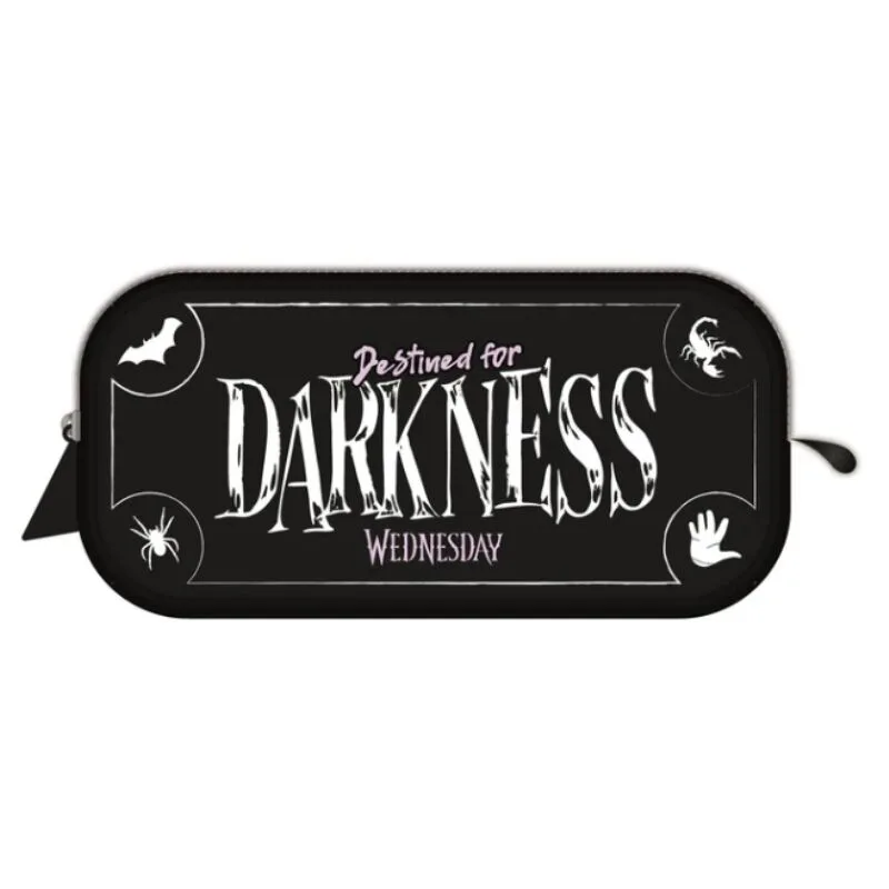 Blue Sky Studios Wednesday - Estuche para lápices de Wednesday Addams Gifts, bolsa de viaje para artículos de papelería y suministros escolares