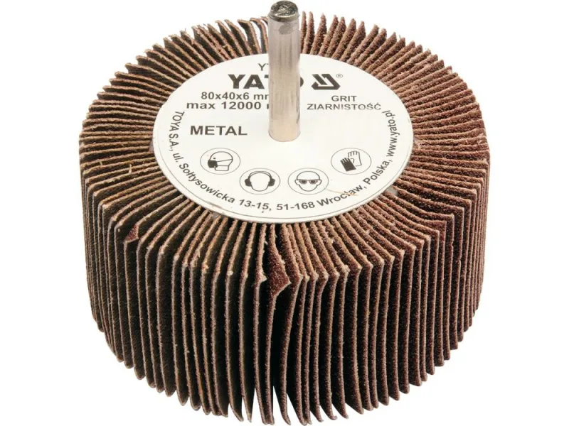 Accesorio para lijadora, marca Yato, modelo YT-83386, diseñado para mejorar el rendimiento en trabajos de lijado, alta durabilidad, fácil instalación y compatibilidad con múltiples lijadoras.