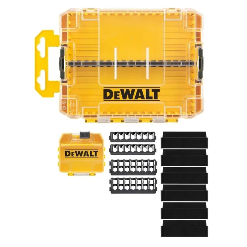 DEWALT DT70802-QZ Medium TOUGHCASE Organiser Inc - Barras de brocas vacías